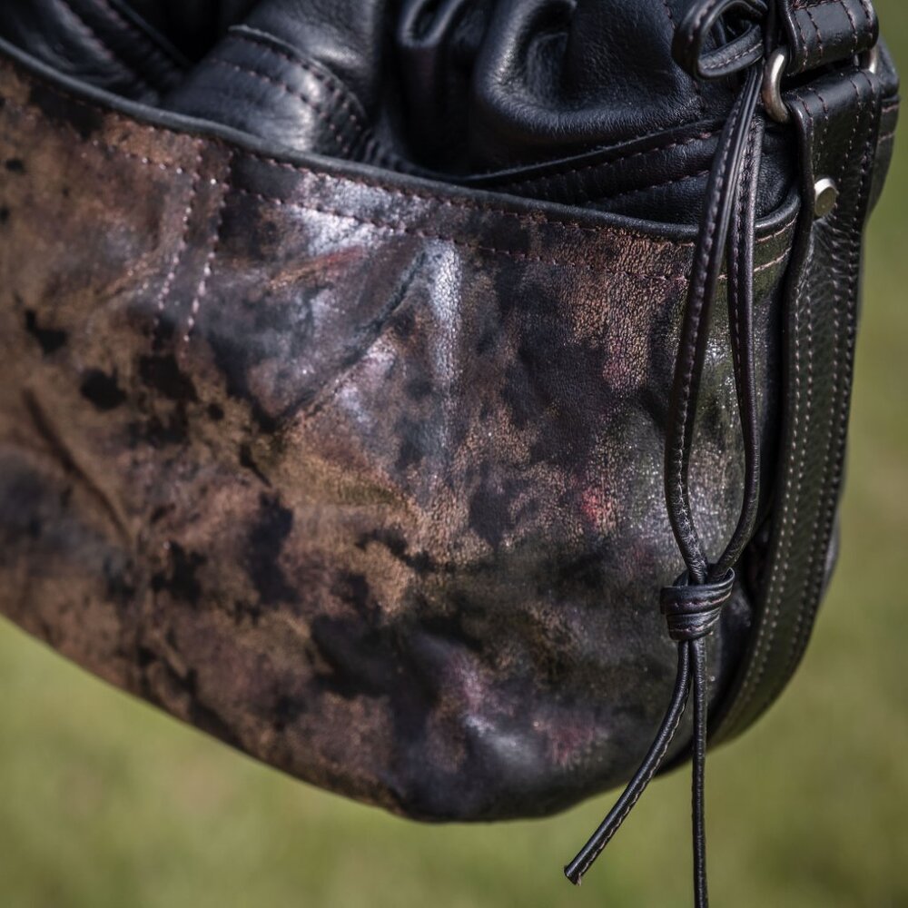 Rough & Tumble -Baby Borough Black with Gilded Pockets & Purple Lining - Picture 9 of 13